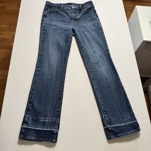 Talbots Barely Boot Jeans Size 4P Dark Wash Blue